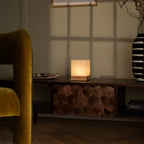 Yce Lichtbruine draadloze houten lamp