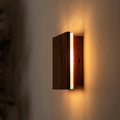 Lane notenhouten draadloze wandlamp