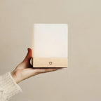 Yce Lichtbruine draadloze houten lamp