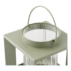 Lohals Lantaarn, glas/metaal, groen, 18x18x20,5 cm