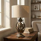 Antique Bronze Leaf Vine Table Lamp