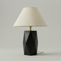 Faceted Geometric Table Lamp