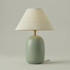 Sage Green Textured Table Lamp