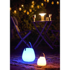Derry LED-lamp, oplaadbaar, wit, ø13 cm