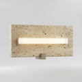 Travertine Linear Wall Light with Integrated LED
