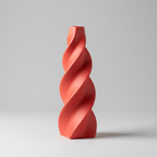 Coral Twist Modern Vase