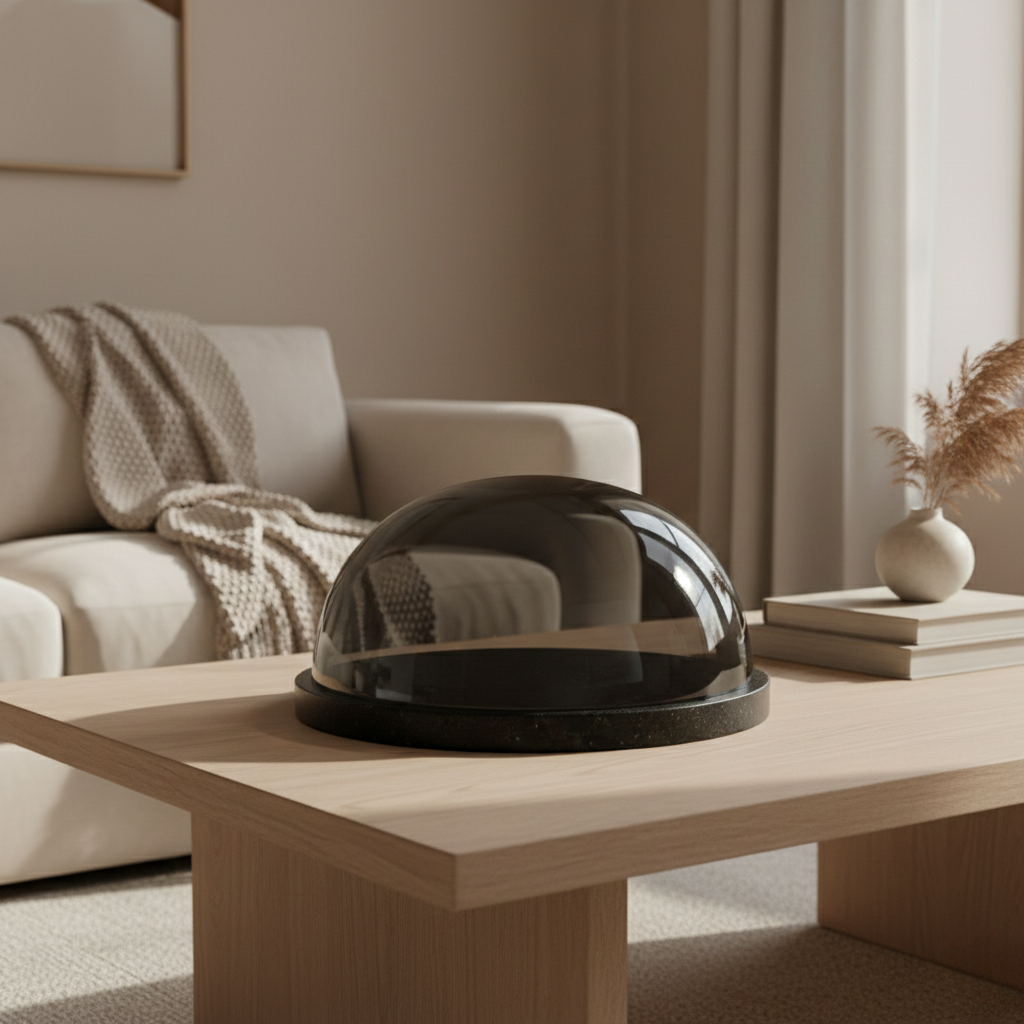 Smoked Glass Dome Display