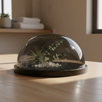 Smoked Glass Dome Display