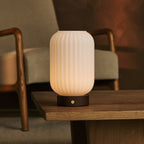 Lilly Donkerbruine Oplaadbare Lamp