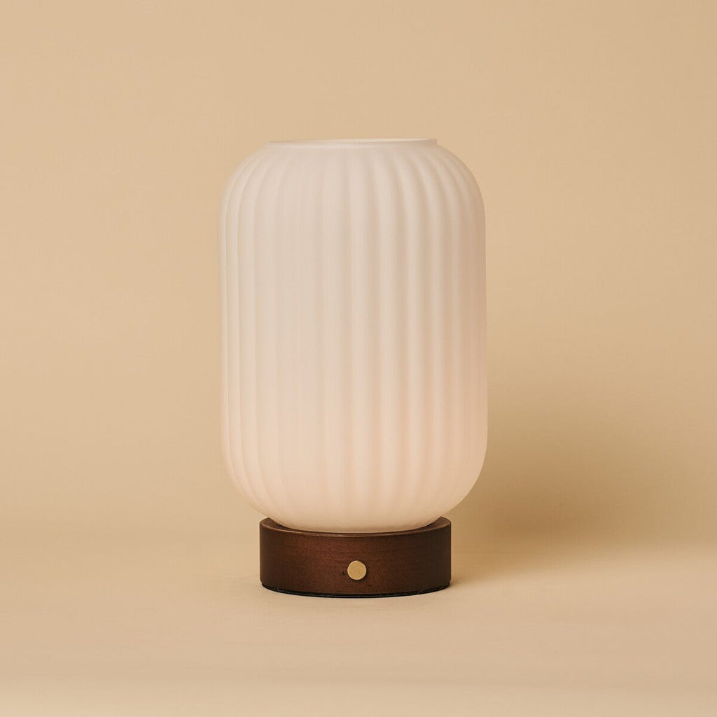 Lilly Donkerbruine Oplaadbare Lamp