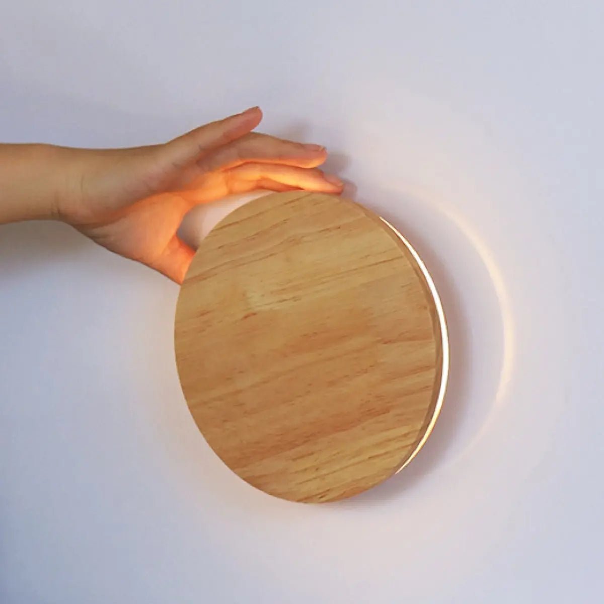 Lou Lichtbruine draadloze wandlamp