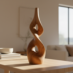 Natural Twist Wood Sculpture