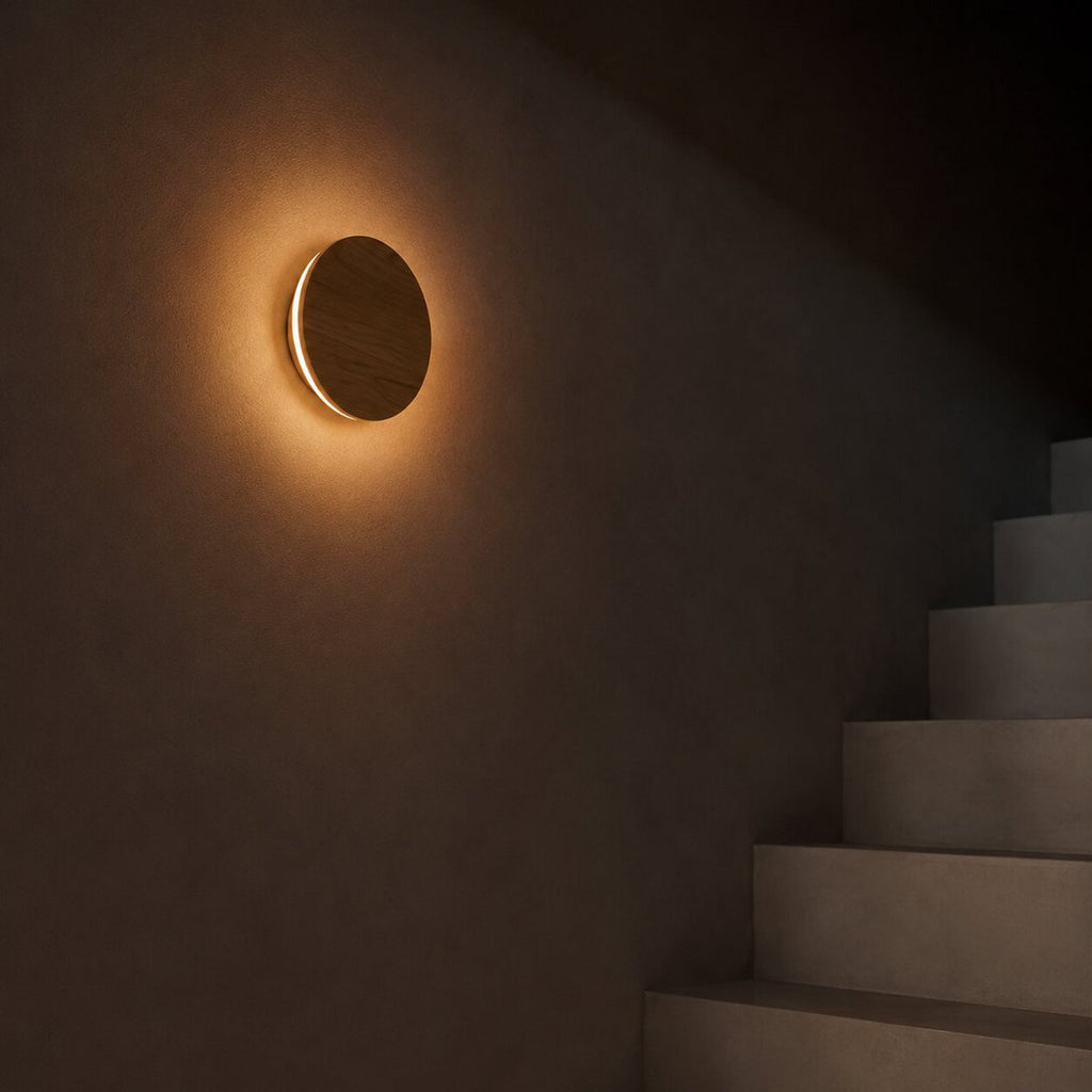 Lou Lichtbruine draadloze wandlamp