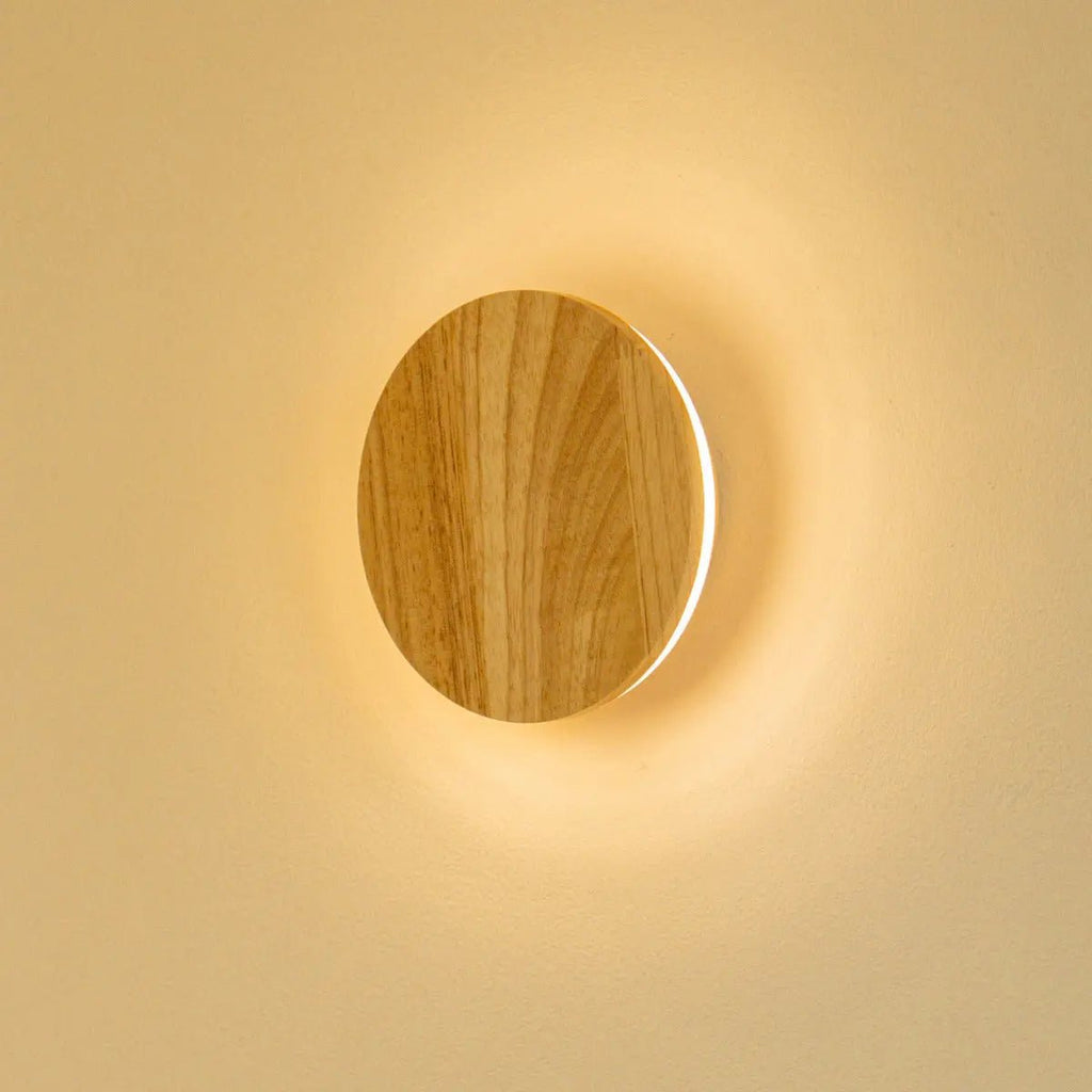 Lou Lichtbruine draadloze wandlamp