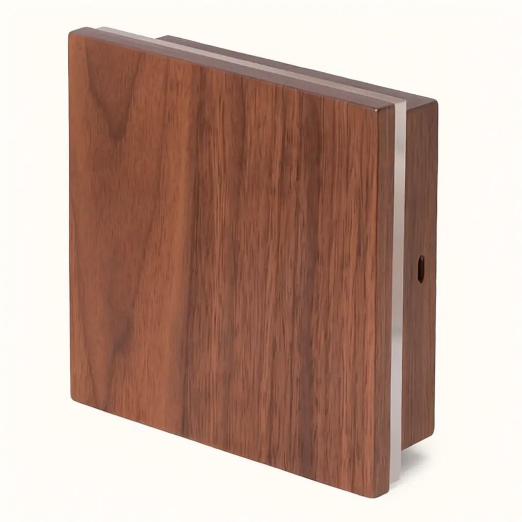 Lane notenhouten draadloze wandlamp