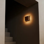 Lane notenhouten draadloze wandlamp
