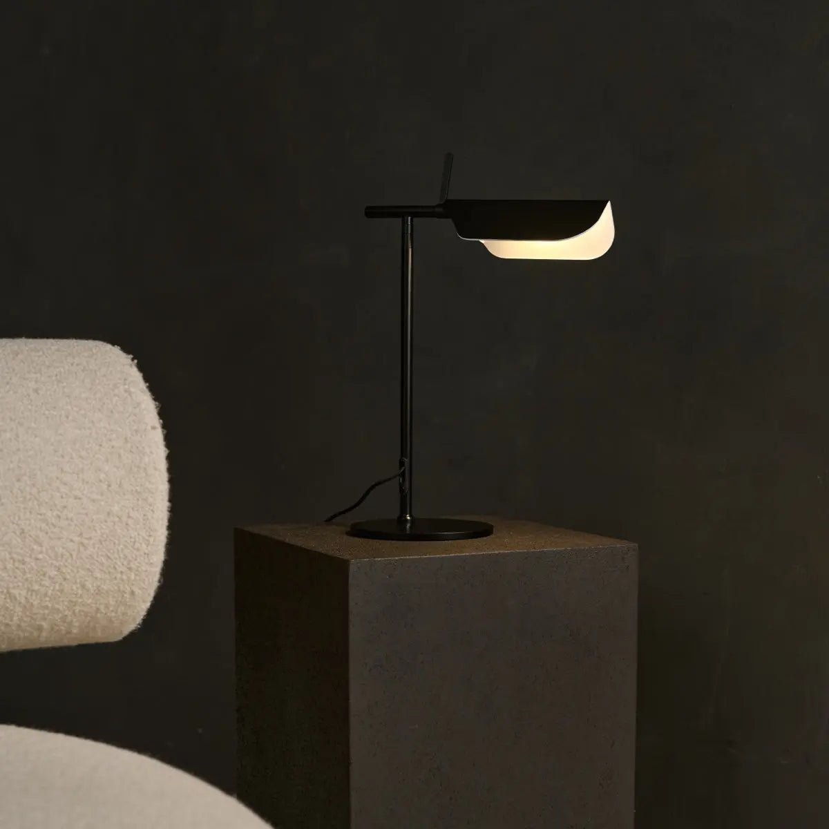 Marcello zwart metalen dressoirlamp