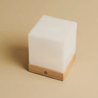 Yce Lichtbruine draadloze houten lamp