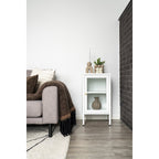 Kaarshouder steengoed bruin voor sfeervolle interieurs – bruin steengoed, 10,5 x 6,5 x 17 cm & warme uitstraling.