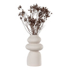 Vaas - Beige, Steengoed, Ø14,5x26,5 cm