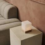 Yce Lichtbruine draadloze houten lamp