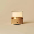 Leo Lichtbruine draadloze oplaadbare lamp