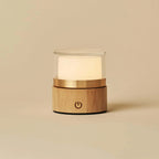 Leo Lichtbruine draadloze oplaadbare lamp