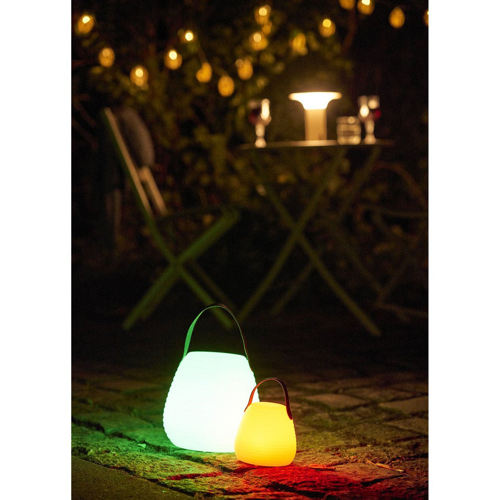 Derry LED-lamp, oplaadbaar, wit, ø13 cm