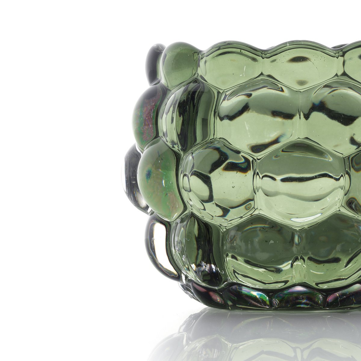 De Bubble Glow Kaarshouder - Groen
