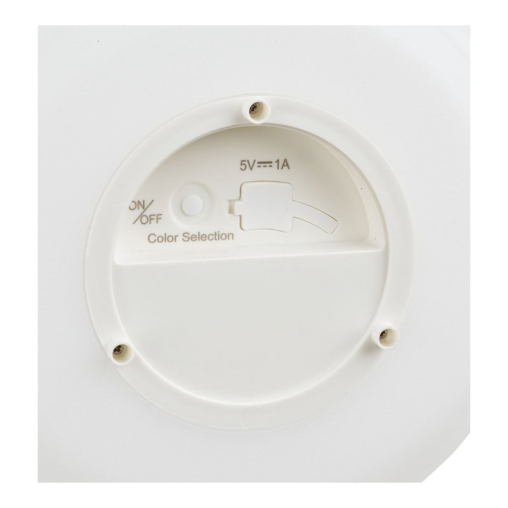 Derry LED-lamp, oplaadbaar, wit, ø21 cm