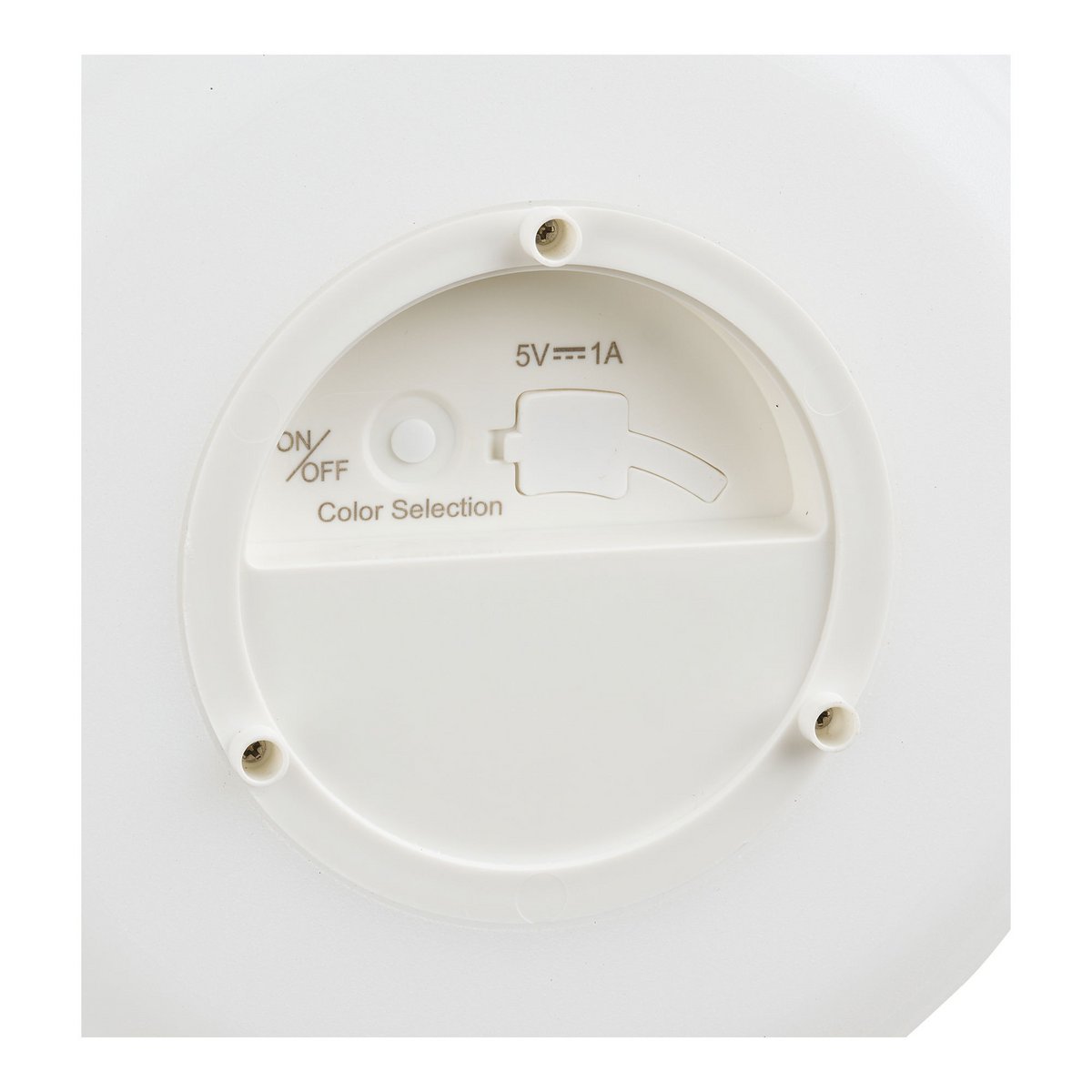 Derry LED-lamp, oplaadbaar, wit, ø21 cm