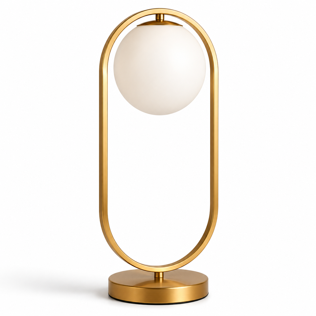 Emma Taffellamp White Gold