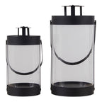 Bondi-lantaarns - Zwart, staal/glas - Set van 2