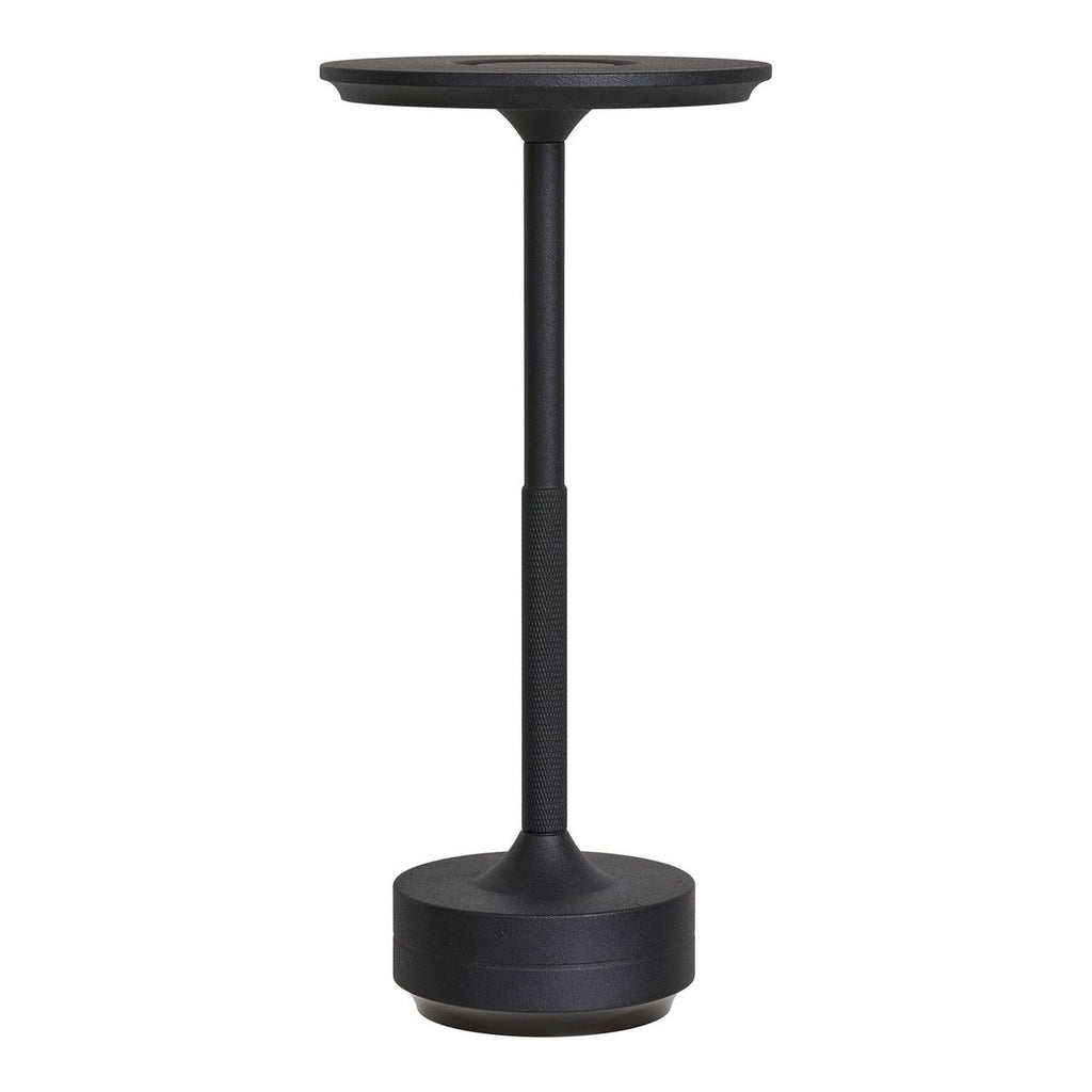 Lyneham LED Tafellamp - Aluminium, Zwart - 13x13x28,5 cm