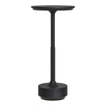 Lyneham LED Tafellamp - Aluminium, Zwart - 13x13x28,5 cm